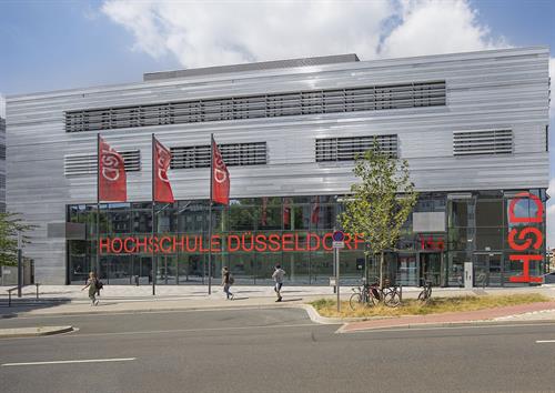 Das Gebäude 4 der Hochschule Düsseldorf in Derendorf